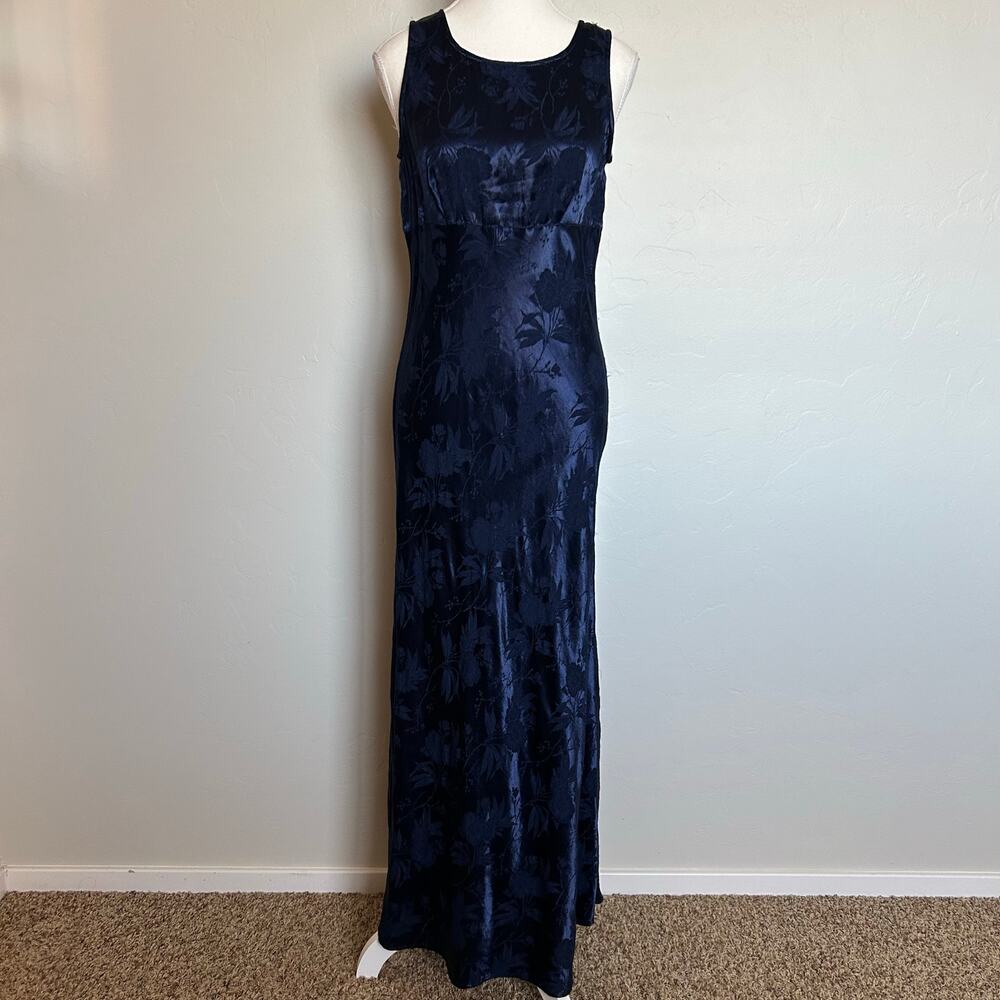 Vintage jacquard maxi dress